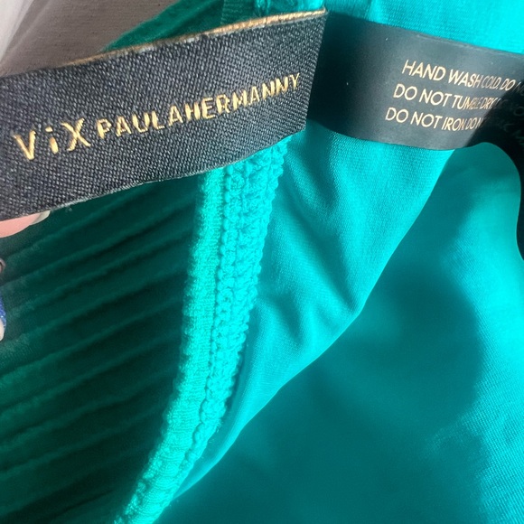 ViX Paula Hermanny Green String Bikini - Picture 3 of 8